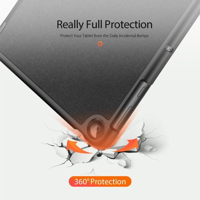 Dux Ducis - Huawei MatePad SE 10.4 (2022) Hülle - Leder Smart Flip Case - Domo Series - schwarz