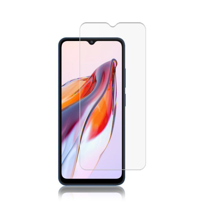 Xiaomi Redmi 12C Panzerglas 2.5D Full Cover - Full Glue Displayschutz (0.33 mm) - transparent