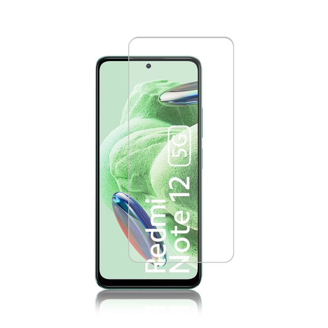 Xiaomi Redmi Note 12 5G / Poco X5 Panzerglas 2.5D Full Cover - Full Glue Displayschutz (0.33 mm) - transparent