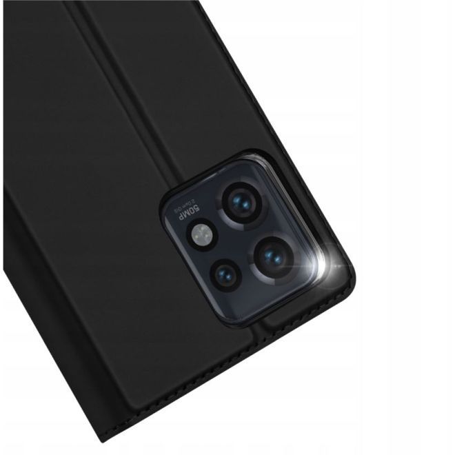 Dux Ducis - Motorola Edge 40 Pro Hülle - Handy Bookcover - Skin Pro Series - schwarz