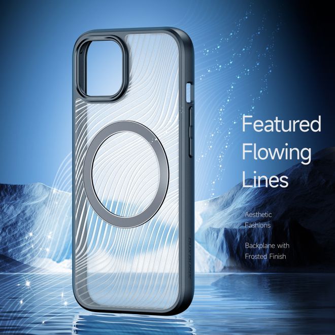 Dux Ducis - iPhone 15 Plus Hülle - Hardcase - MagSafe - Aimo Mag Series - schwarz