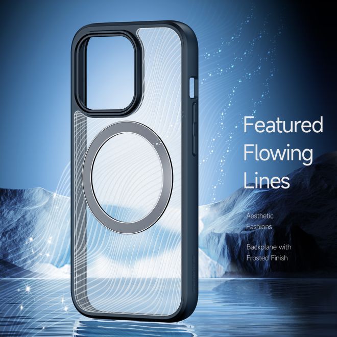 Dux Ducis - iPhone 15 Pro Hülle - Hardcase - MagSafe - Aimo Mag Series - schwarz