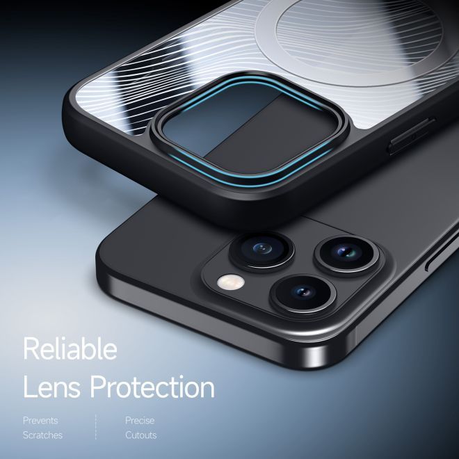Dux Ducis - iPhone 15 Pro Hülle - Hardcase - MagSafe - Aimo Mag Series - schwarz