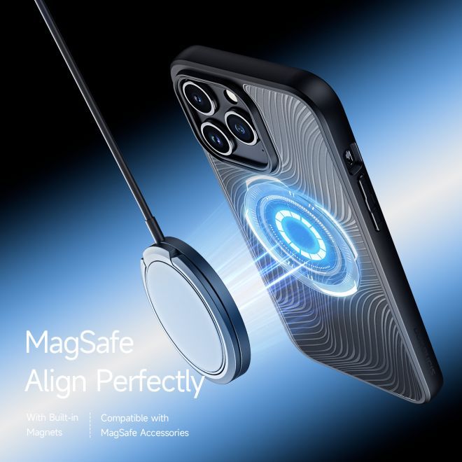 Dux Ducis - iPhone 15 Pro Max Hülle - Hardcase - MagSafe - Aimo Mag Series - schwarz