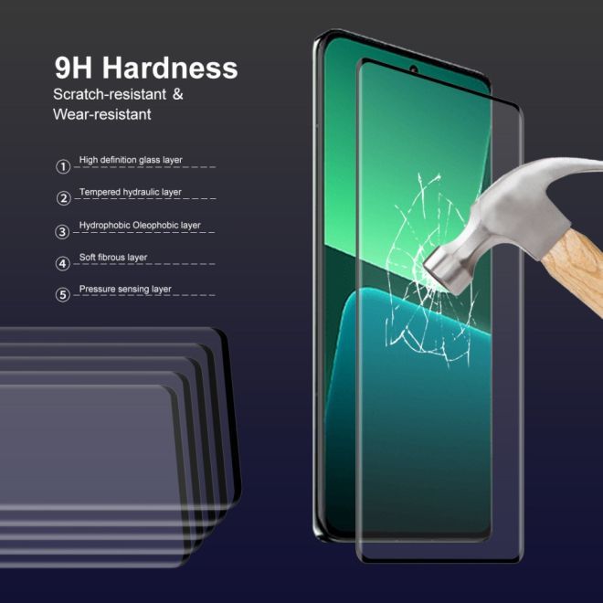 Enkay - Xiaomi 13 Pro / 13 Ultra Schutzglas Displayschutz - 3D Full Glue Panzer Glas - 0.26mm dick - 2 Stück - transparent
