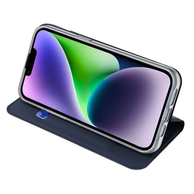 Dux Ducis - iPhone 15 Plus Hülle - Handy Bookcover - Skin Pro Series - blau