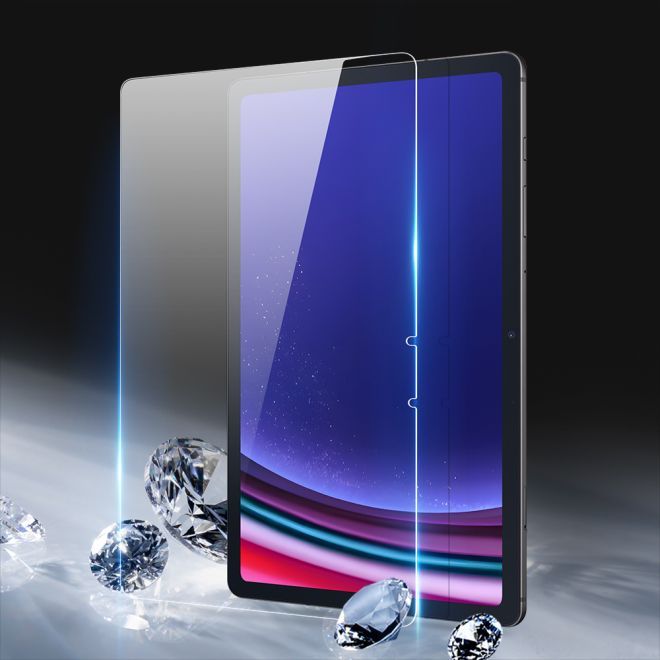 Dux Ducis - Samsung Galaxy Tab S9+ / S8+ / S7 FE / S7+ Schutzglas Displayschutz - 9H Panzer Glas, 0.3mm dick - transparent