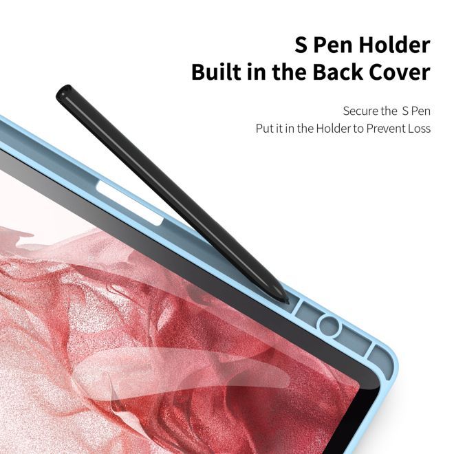 Dux Ducis - Samsung Galaxy Tab S9+ Hülle - Leder Bookcover - Toby Series - blau