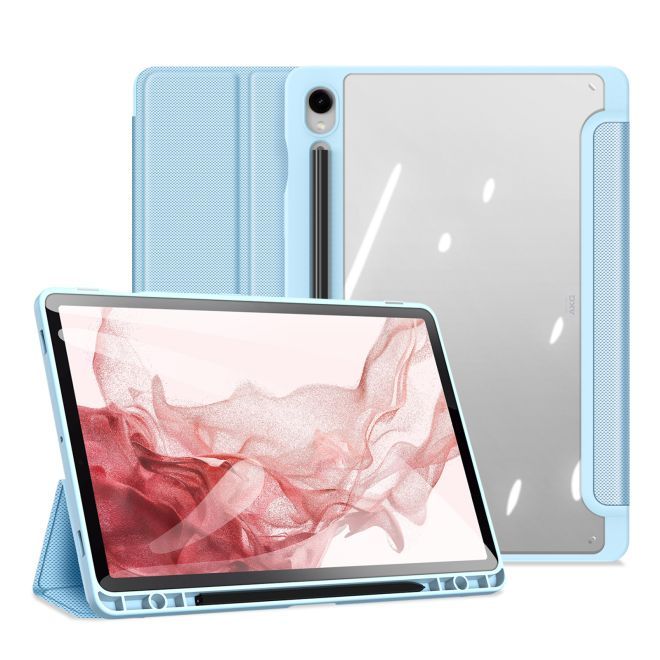 Dux Ducis - Samsung Galaxy Tab S9+ Hülle - Leder Bookcover - Toby Series - blau