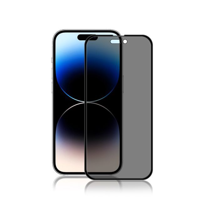 iPhone 15 Pro Max Privacy Panzerglas 3D Full Cover - Displayschutz (0.33 mm) - schwarz