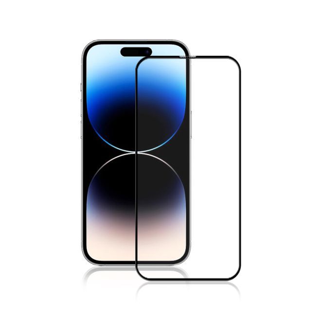 iPhone 15 Pro Max Panzerglas 3D Full Cover - Full Glue Displayschutz (0.33 mm) - schwarz