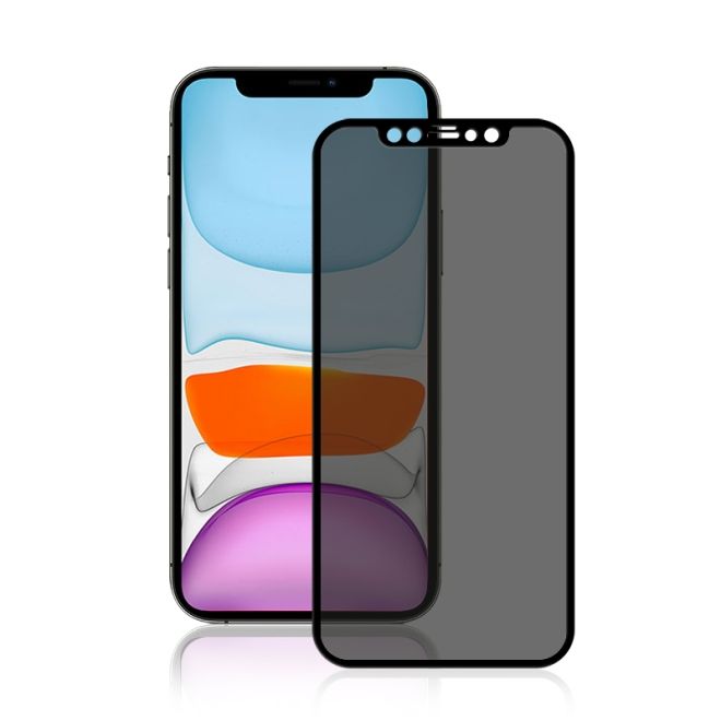 iPhone 11 Privacy Panzerglas 3D Full Cover - Displayschutz (0.33 mm) - schwarz