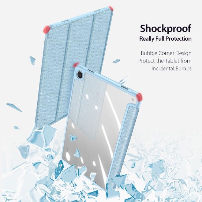 Dux Ducis - Samsung Galaxy Tab A9+ Hülle - Leder Bookcover - Toby Series - blau