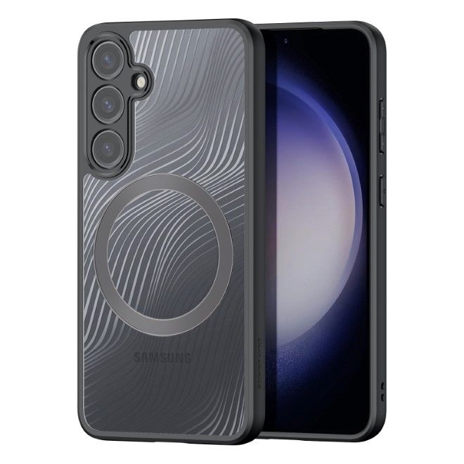 Dux Ducis - Samsung Galaxy S24 Hülle - Hardcase - MagSafe - Aimo Mag Series - schwarz