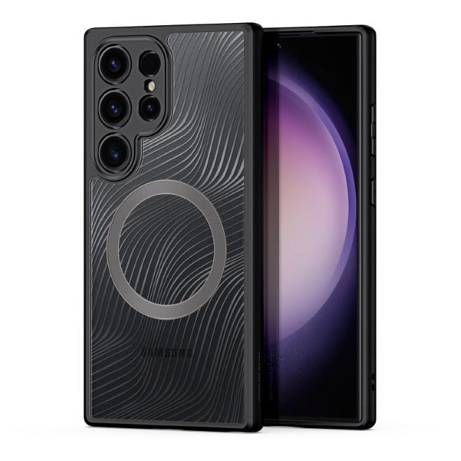 Dux Ducis - Samsung Galaxy S24 Ultra Hülle - Hardcase - MagSafe - Aimo Mag Series - schwarz