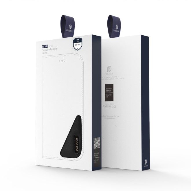 Dux Ducis - Samsung Galaxy S24 Ultra Hülle - Handy Leder Case - Hivo Series - schwarz