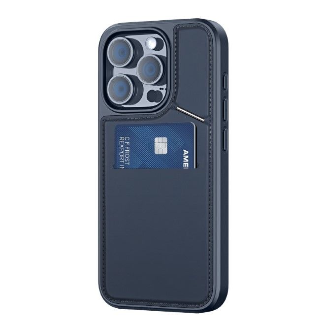 Dux Ducis - iPhone 15 Pro Hülle - PC und TPU Hardcase - Rafi II Mag Series - blau