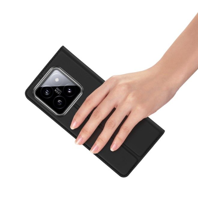 Dux Ducis - Xiaomi 14 Pro Hülle - Handy Bookcover - Skin Pro Series - schwarz