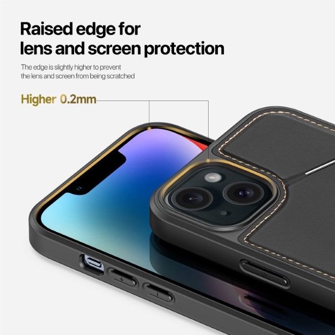 Dux Ducis - iPhone 14 / iPhone 13 Hülle - PC und TPU Hardcase - Rafi II Mag Series - schwarz