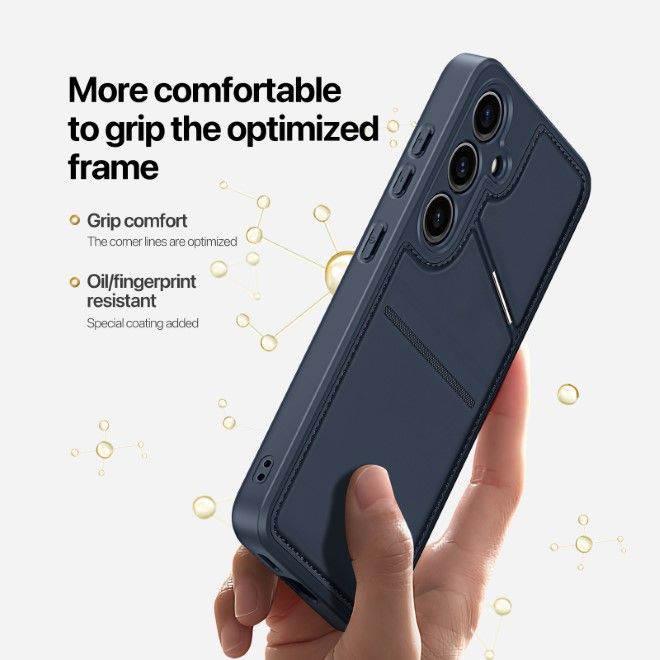 Dux Ducis - Samsung Galaxy S24 Hülle - PC und TPU Hardcase - Rafi II Mag Series - blau