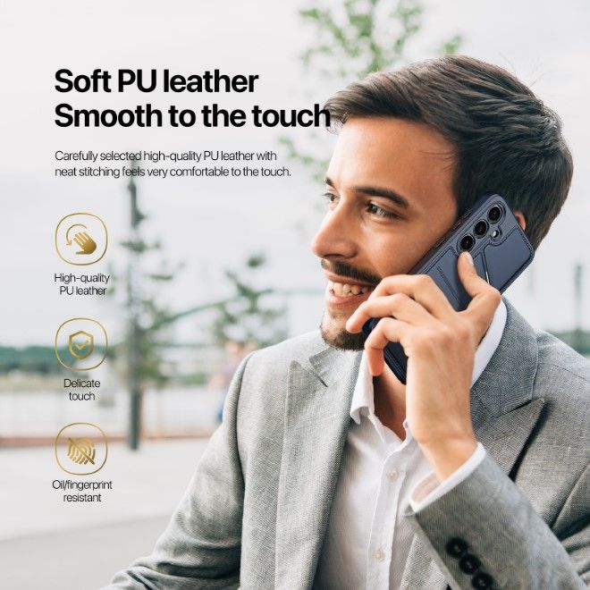 Dux Ducis - Samsung Galaxy S24+ Hülle - PC und TPU Hardcase - Rafi II Mag Series - blau