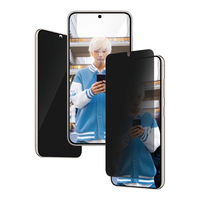 PanzerGlass - Samsung Galaxy S24 Displayschutz aus gehärtetem Glas - Privacy Ultra Wide Fit (P7350) - transparent