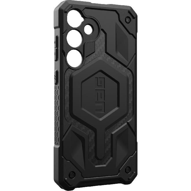 UAG - Samsung Galaxy S24+ Hülle - Robustes Backcover - Monarch Case - carbon fiber