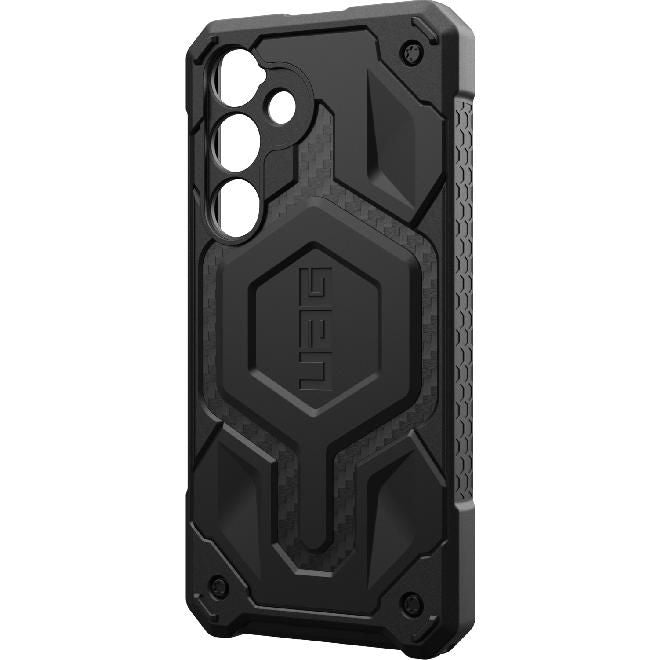 UAG - Samsung Galaxy S24+ Hülle - Robustes Backcover - Monarch Case - carbon fiber
