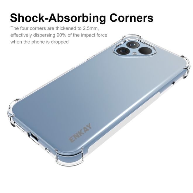 Enkay - Fairphone 5 Hülle - Softcase TPU Series - transparent