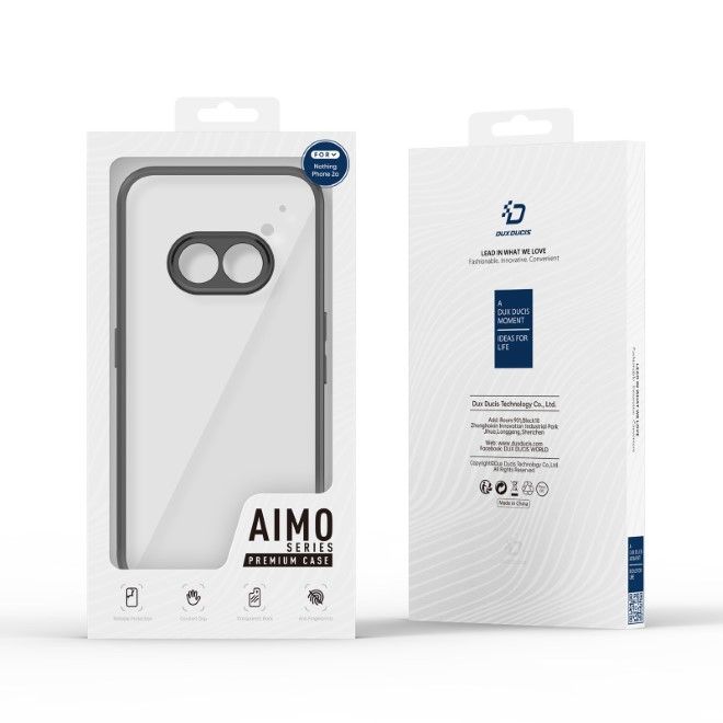 Dux Ducis - Nothing Phone (2a) / (2a) Plus Hülle - Hardcase - Aimo Series - schwarz