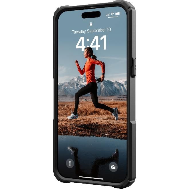 UAG - iPhone 15 Pro Max Hülle - Robustes Backcover - Plasma XTE Series - schwarz/orange