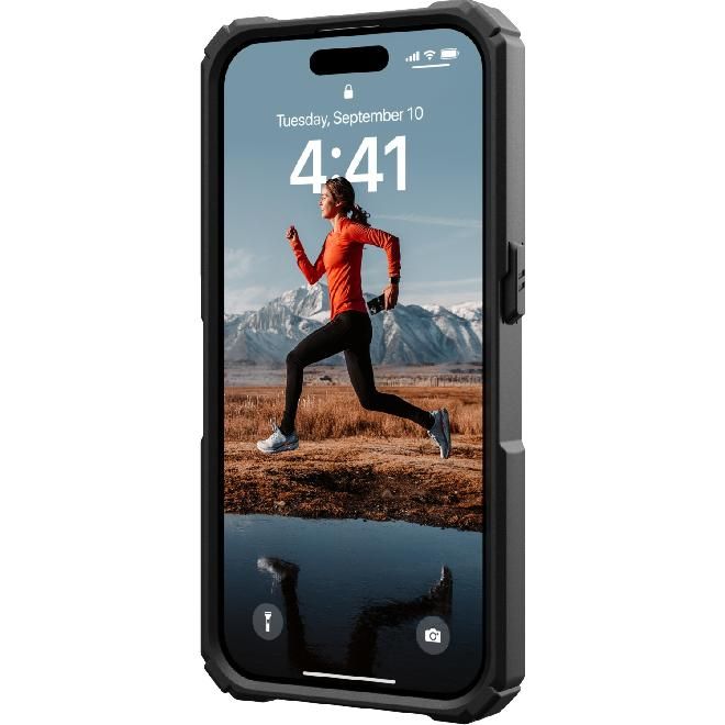 UAG - iPhone 15 Pro Hülle - Robustes Backcover - Plasma XTE Series - schwarz/orange