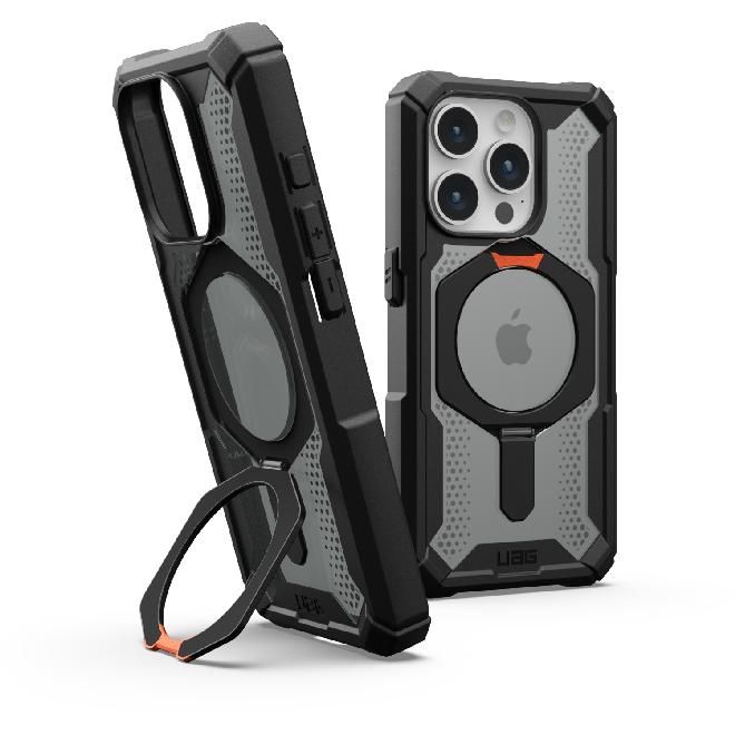UAG - iPhone 15 Pro Hülle - Robustes Backcover - Plasma XTE Series - schwarz/orange