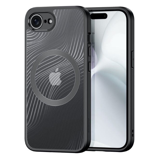 Dux Ducis - iPhone 16e Hülle - Hardcase - MagSafe - Aimo Mag Series - schwarz