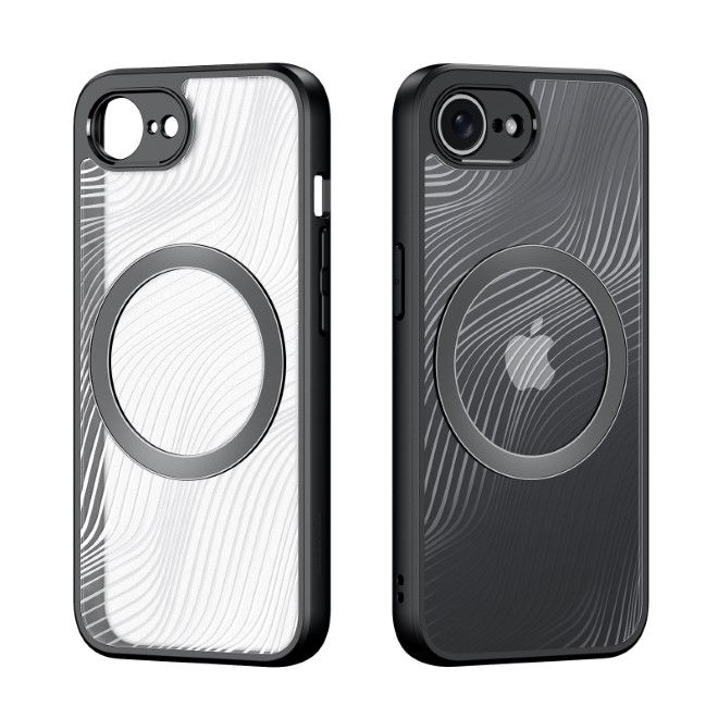 Dux Ducis - iPhone 16e Hülle - Hardcase - MagSafe - Aimo Mag Series - schwarz