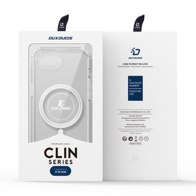 Dux Ducis - iPhone 16e Hülle - Clin MagSafe Series - transparent