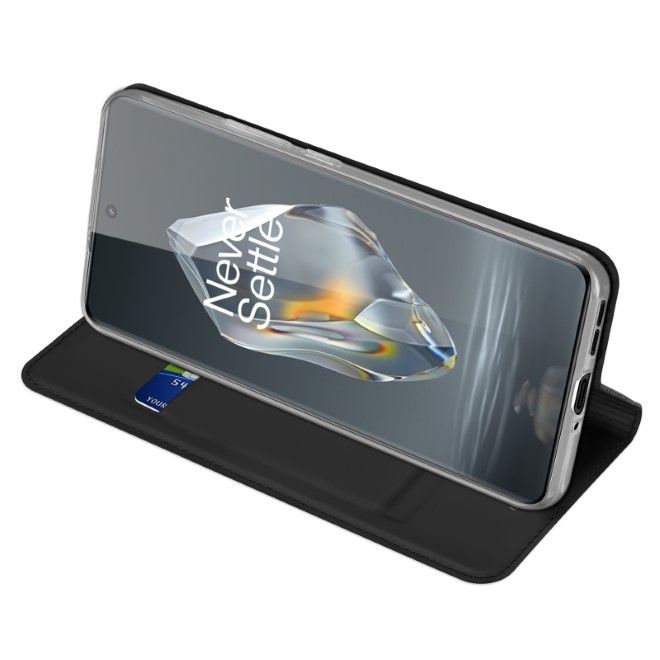 Dux Ducis - OnePlus 12R / Ace 3 Hülle - Handy Bookcover - Skin Pro Series - schwarz