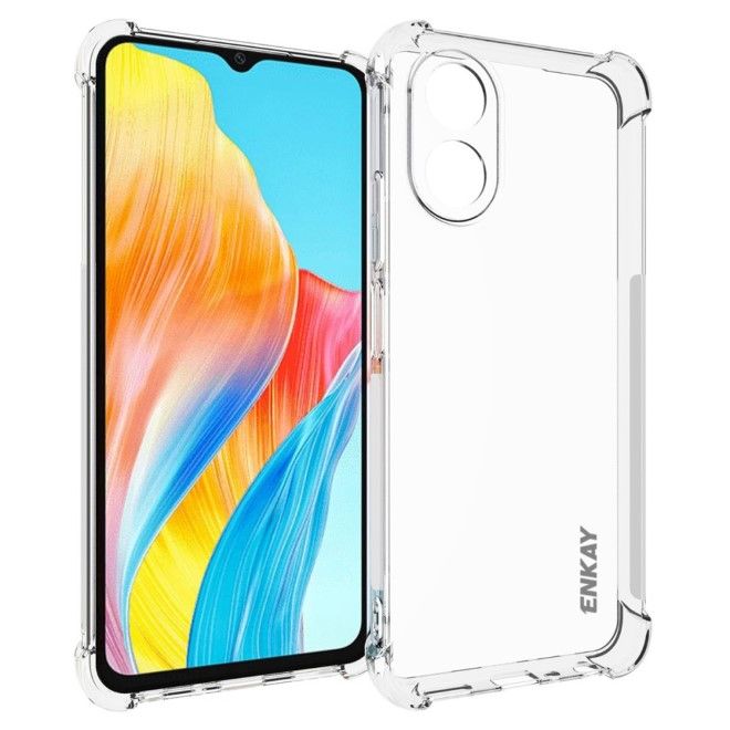 Enkay - Oppo A18 4G / A38 4G Hülle - Softcase TPU Series - transparent