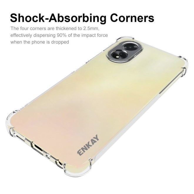 Enkay - Oppo A18 4G / A38 4G Hülle - Softcase TPU Series - transparent
