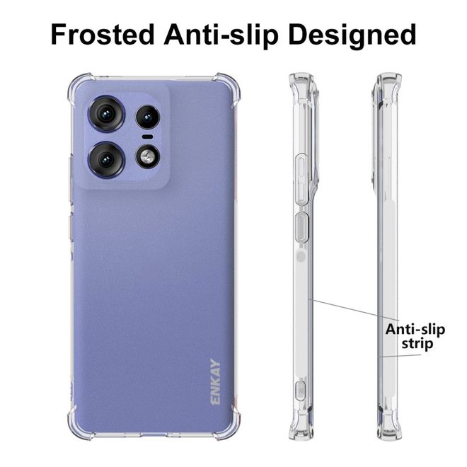 Enkay - Motorola Edge 50 Pro Hülle - Softcase TPU Series - transparent
