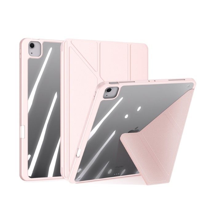 Dux Ducis - iPad Air 13 (2025/2024) / iPad Pro 12.9 (2022/2021/2020) Hülle - Leder Bookcover - Magi Series - pink