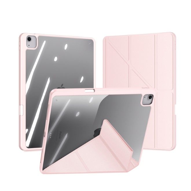 Dux Ducis - iPad Air 13 (2025/2024) / iPad Pro 12.9 (2022/2021/2020) Hülle - Leder Bookcover - Magi Series - pink