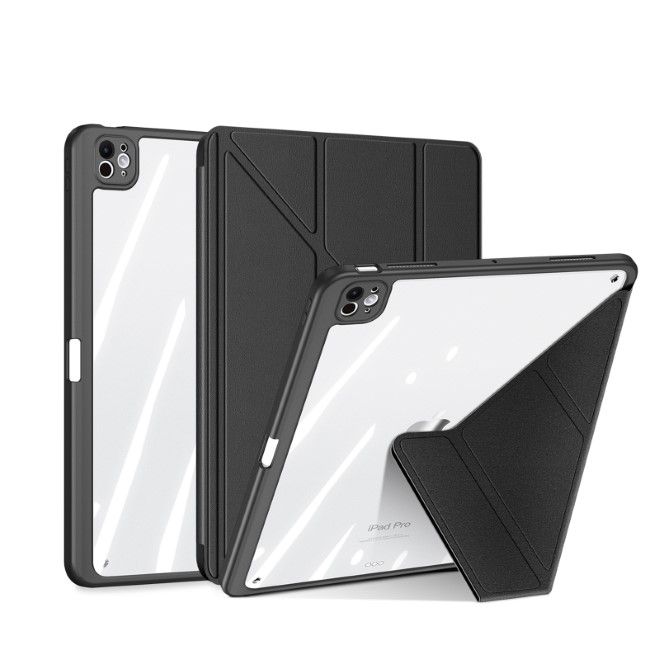 Dux Ducis - iPad Pro 11 (2024) Hülle - Leder Bookcover - Magi Series - schwarz