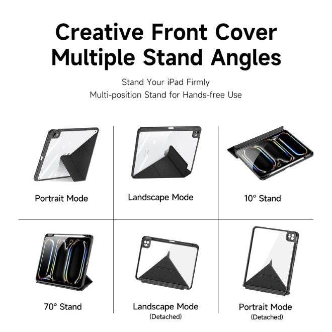 Dux Ducis - iPad Pro 11 (2024) Hülle - Leder Bookcover - Magi Series - schwarz