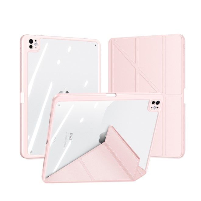 Dux Ducis - iPad Pro 11 (2024) Hülle - Leder Bookcover - Magi Series - rosa