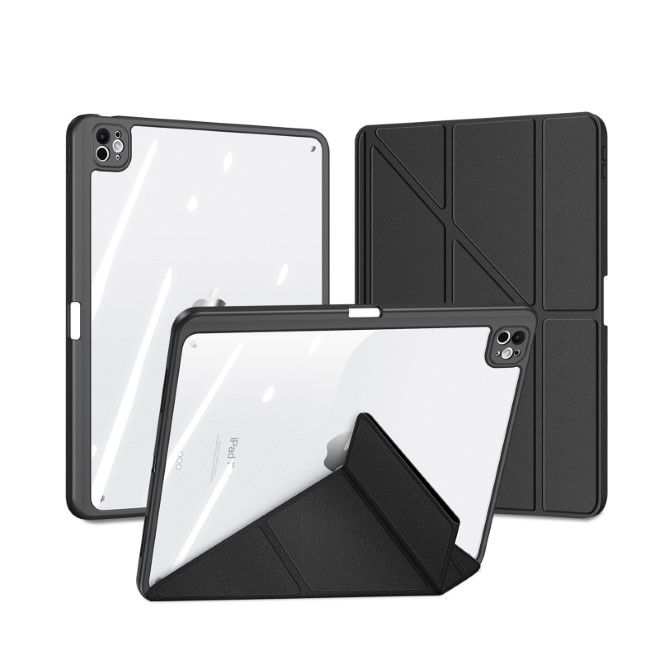 Dux Ducis - iPad Pro 13 (2024) Hülle - Leder Bookcover - Magi Series - schwarz