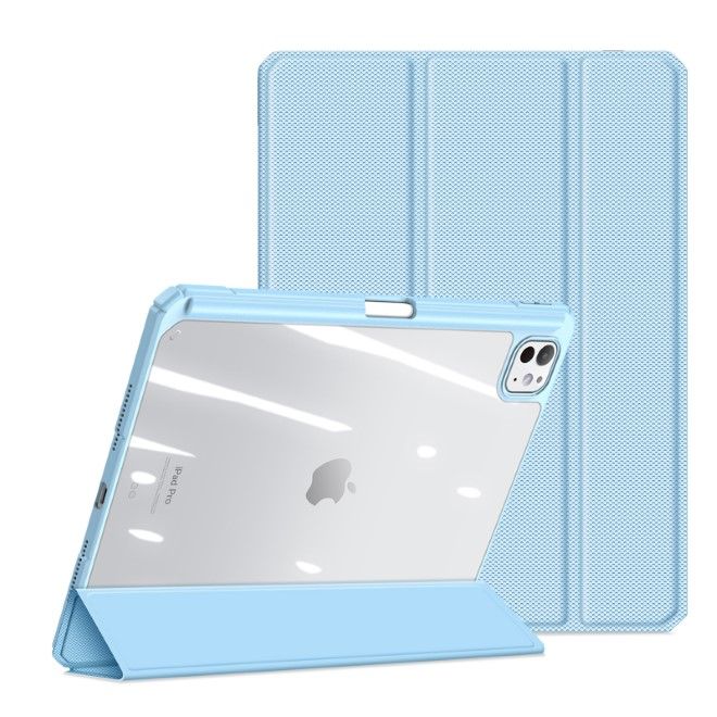 Dux Ducis - iPad Pro 11 (2024) Hülle - Leder Bookcover - Toby Series - blau