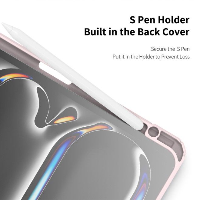 Dux Ducis - iPad Pro 11 (2024) Hülle - Leder Bookcover - Toby Series - rosa
