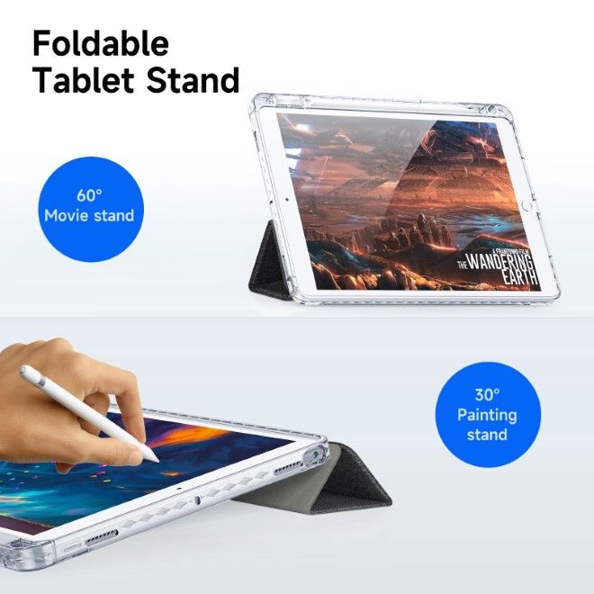 Dux Ducis - iPad 10.2 (2021/2020/2019) / iPad Air 3 (2019) / iPad Pro 10.5 (2017) Hülle - Leder Bookcover - Unid Series - schwarz