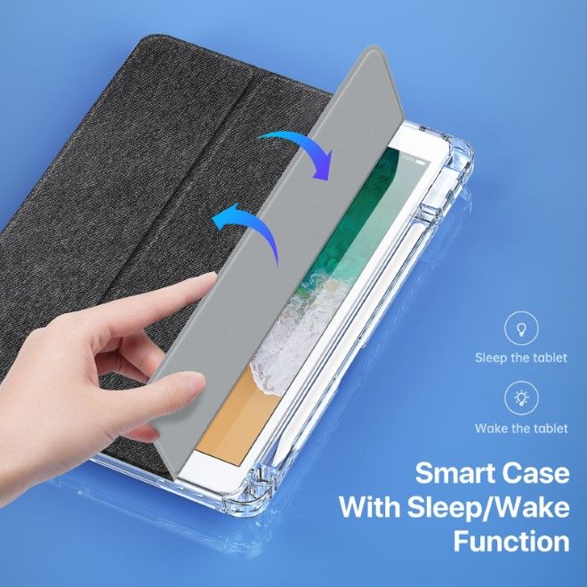Dux Ducis - iPad 10.2 (2021/2020/2019) / iPad Air 3 (2019) / iPad Pro 10.5 (2017) Hülle - Leder Bookcover - Unid Series - schwarz